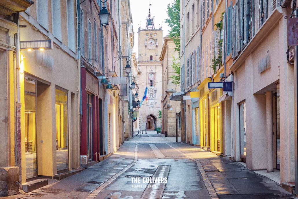 Rue centre ville aix en provence