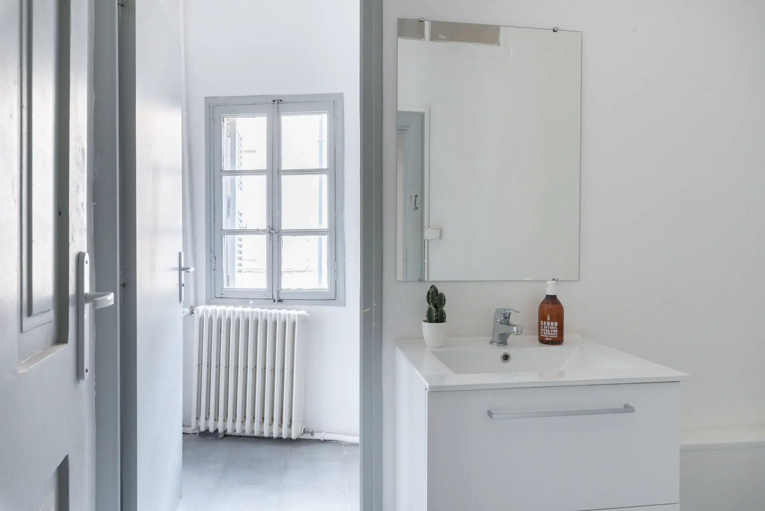 Salle de bain en coliving à Montpellier