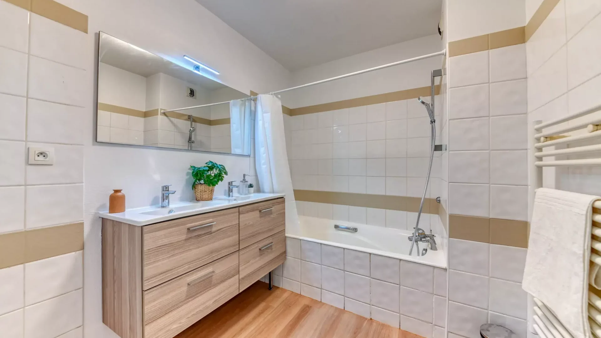 Salle de bain en colocation à Lyon