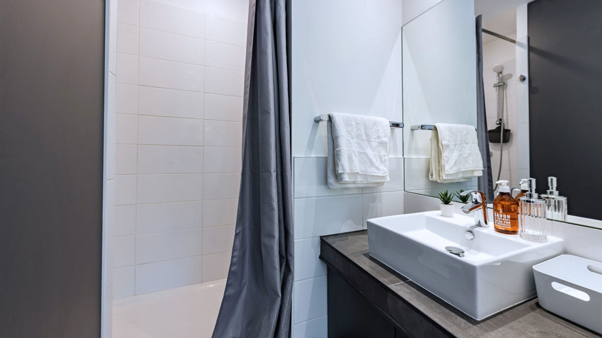 colocation-lyon-condorcet-Chambre 1 - Salle de bain